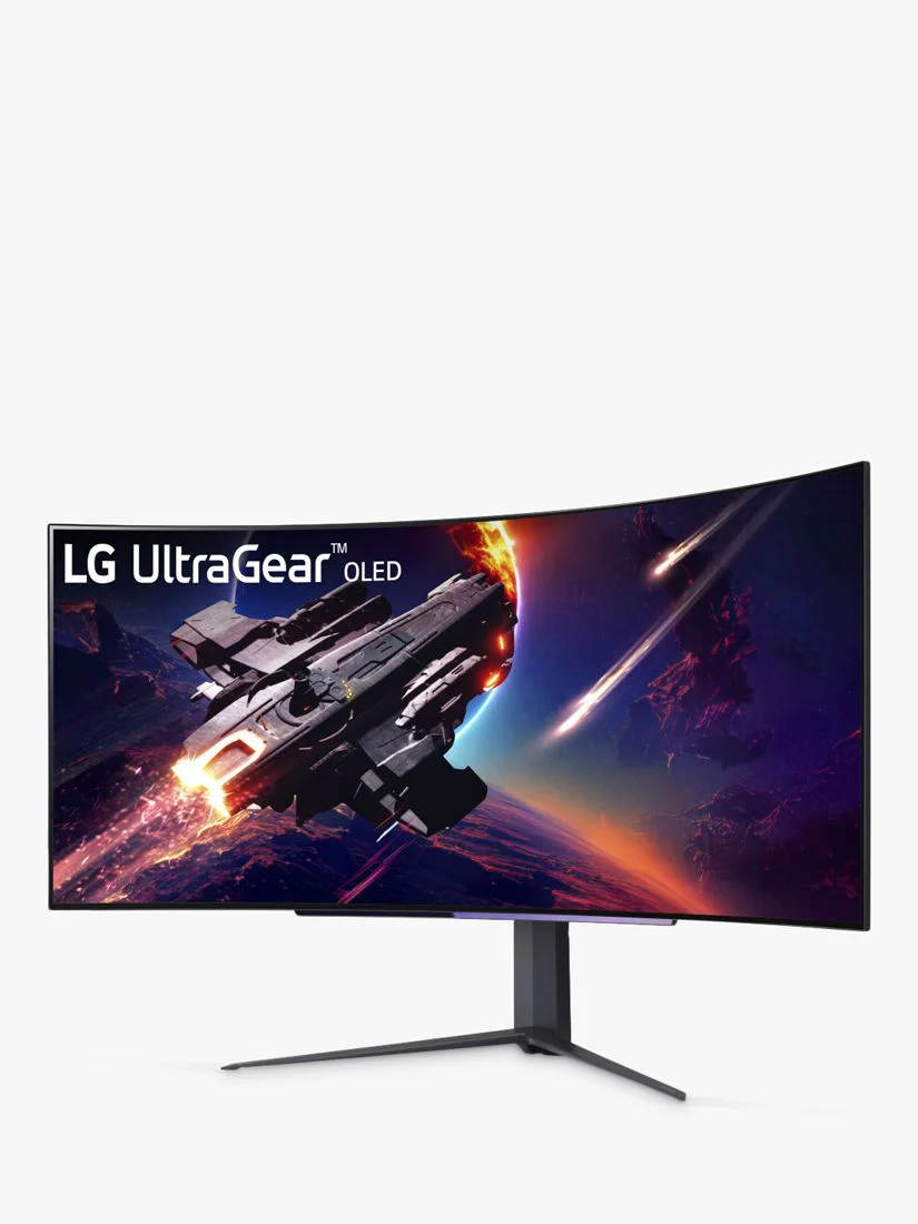 Large 45'' UltraGear Curved Gaming Monitor, WQHD OLED, 240Hz Refresh Rate, Anti-Glare, 800R Curvature, HDR10, Adjustable Stand - Image 3