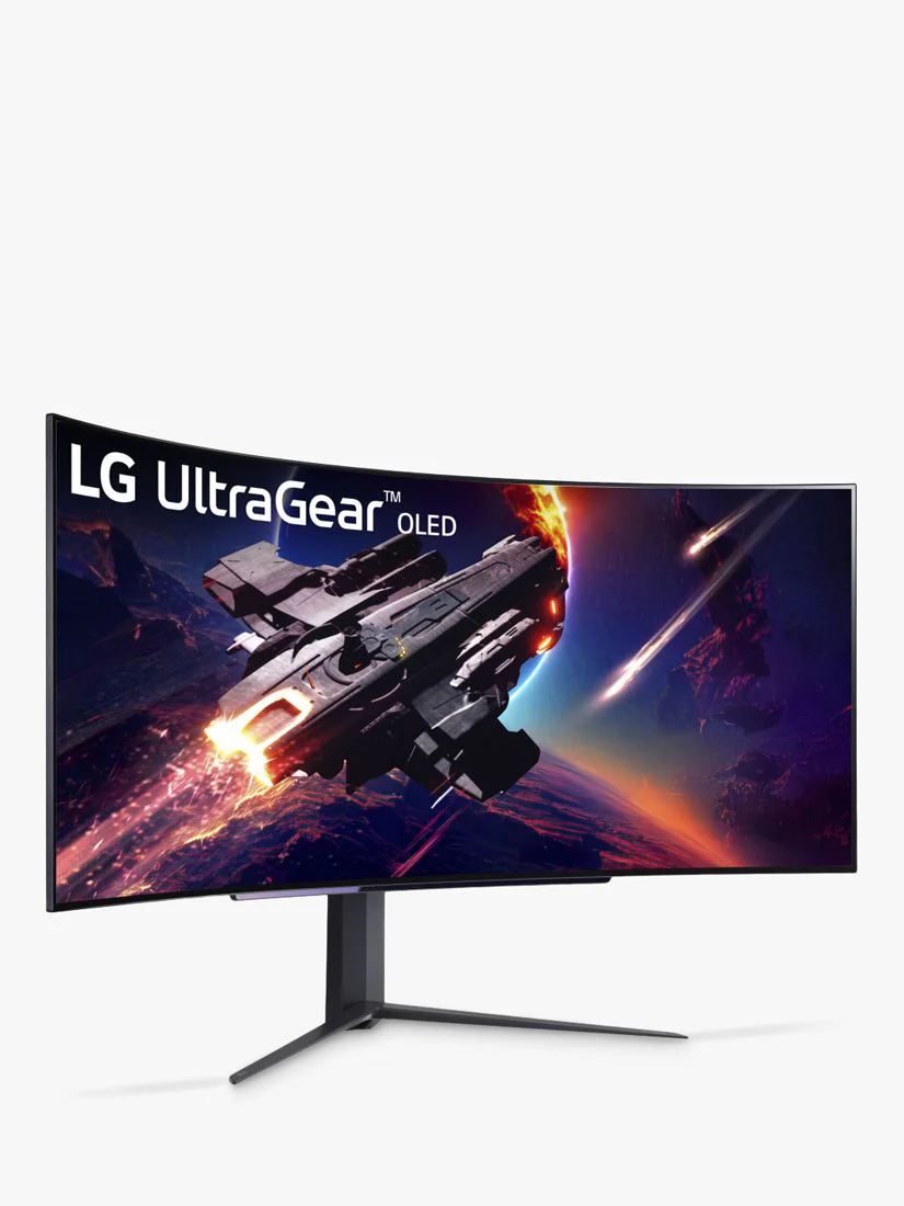 Large 45'' UltraGear Curved Gaming Monitor, WQHD OLED, 240Hz Refresh Rate, Anti-Glare, 800R Curvature, HDR10, Adjustable Stand - Image 4