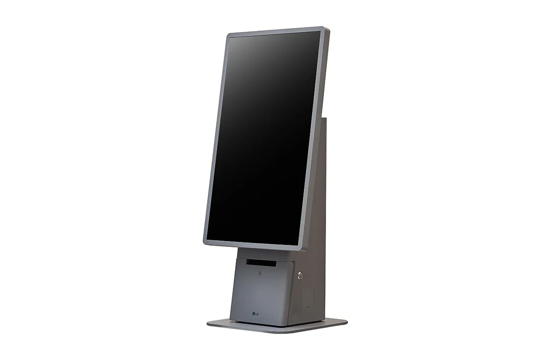 LG 27KC3P-M 27” Self-Ordering Kiosk with Touchscreen, Windows 10 IoT, Built-in Printer, Card Reader, Scanner – High Brightness Full HD Display for QSR, Retail & Self-Service Use - Image 3