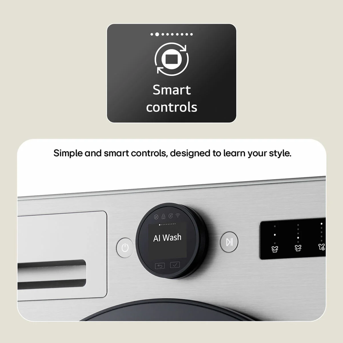 LG F4X7011TSB 11kg, 1400rpm, Washing Machine, A Rated in Silver - Image 6