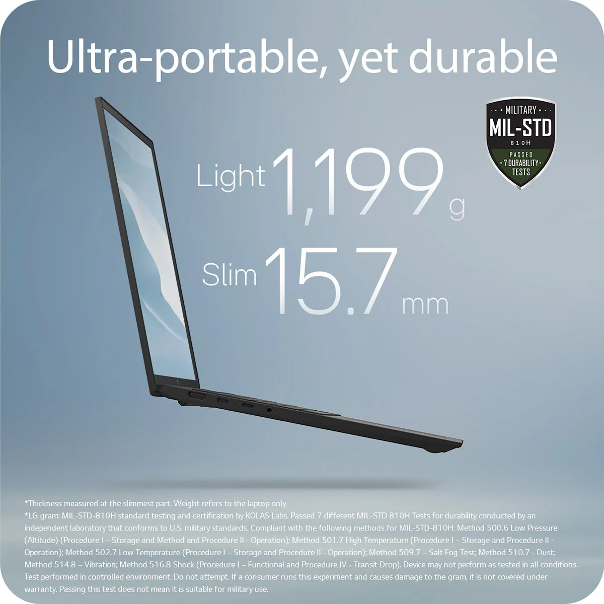 LG gram, Intel Core Ultra 7, 16GB RAM, 1TB SSD, 16 Inch Laptop, 16Z90T-G.AA78A11 - Image 3