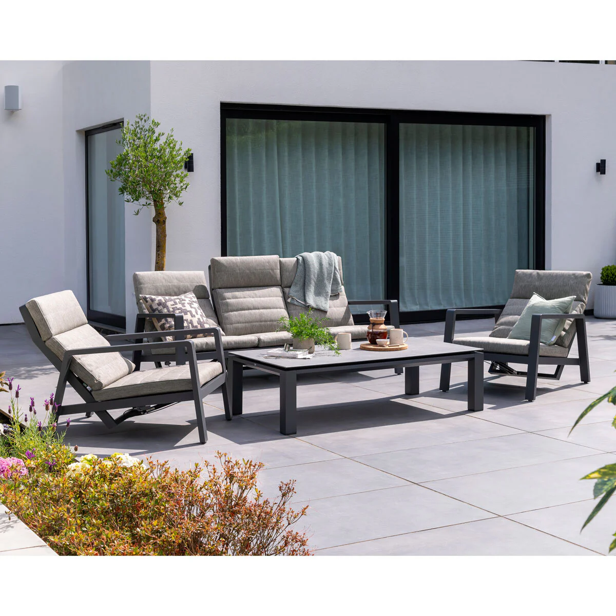 LIFE Outdoor Living Laguna 4 Piece Recliner Set - Image 8