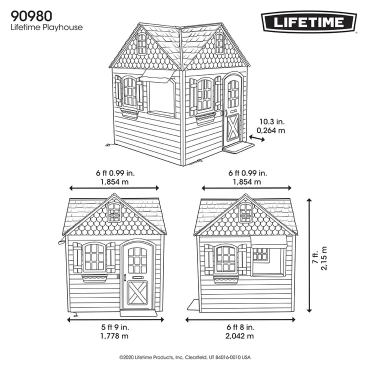 Lifetime 7ft (2.2m) Imagination Playhouse (3-10 Years) - Image 2