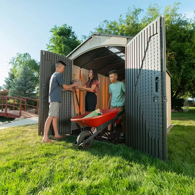 Lifetime 7ft x 12ft (2.1 x 3.6m) Storage Shed - Model 60282 - Image 3