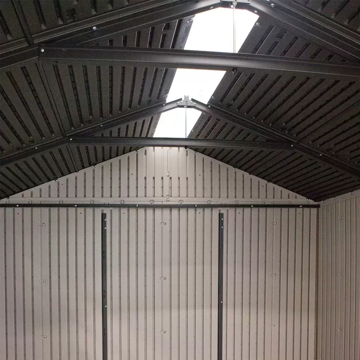 Lifetime 7ft x 7ft (2.1 x 2.1m) Outdoor Storage Shed - Model 60042- Made from High-Density Polyethylene (HDPE) - Image 3