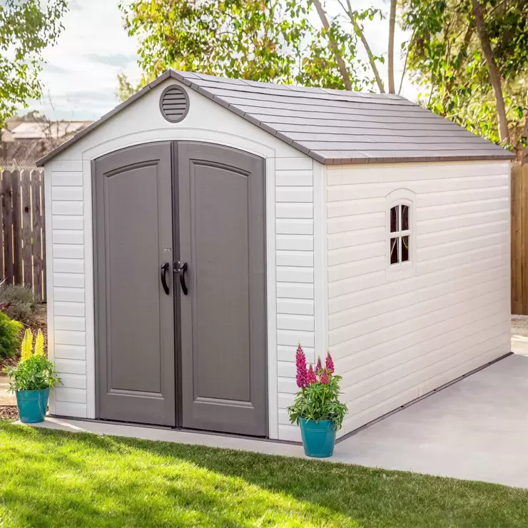 Life-times 8ft x 15ft (2.4 x 4.5m) Storage Shed - Model 60075 - Image 6
