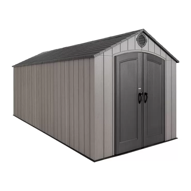 Lifetime 8ft x 17ft 5" (2.4 x 5.3m) Rough Cut Outdoor Storage Shed - Model 60352 - Image 6