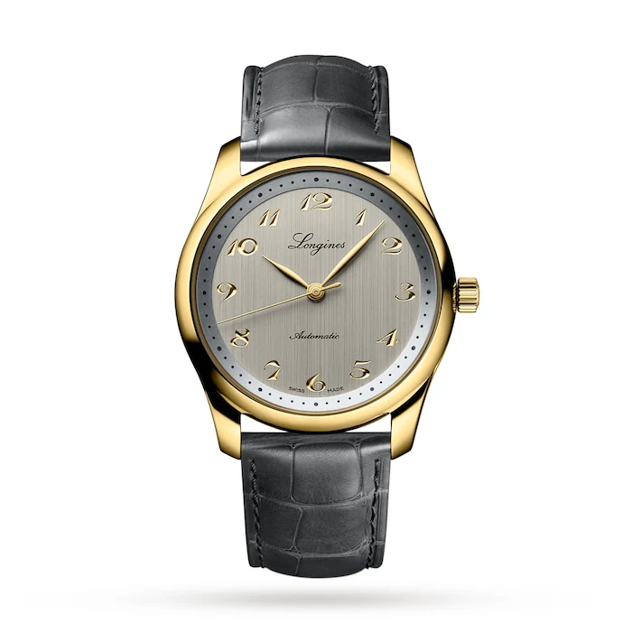 Longines Automatic 40mm Men’s Watch with Grey Material Dial, Stainless Steel Case, 30m Water Resistant / L27936732