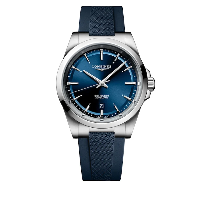 Longines Automatic 41mm Men’s Watch with Blue Material Dial, Stainless Steel Case, 100m Water Resistant / L38304929