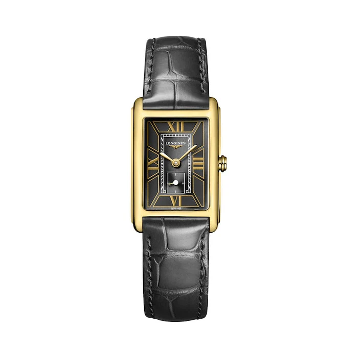 Longines DolceVita 20.5mm X 32mm Ladies Watch Grey Luxury Watch Swiss Made High Precision Movement  L52556752