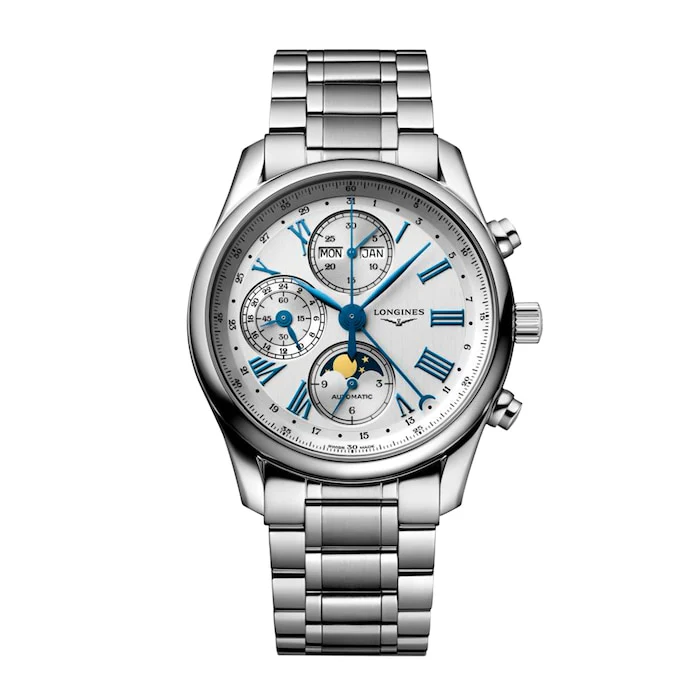 Longines Elegance Automatic 40mm Men’s Watch with Silver Material Dial, Stainless Steel Case & Bracelet, 30m Water Resistant / L26734716