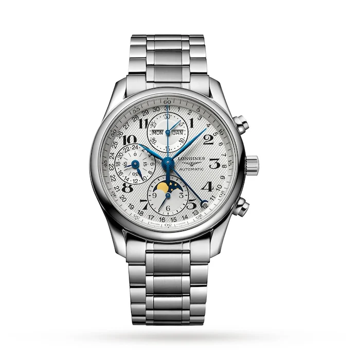 Longines Elegance Automatic 40mm Men’s Watch with White Material Dial, Stainless Steel Case & Bracelet, 300m Water Resistant / L26734786