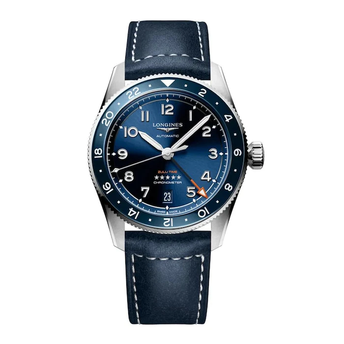Longines Heritage Automatic 39mm Men’s Watch with Blue Material Dial, Stainless Steel Case, 100m Water Resistant / L38024932