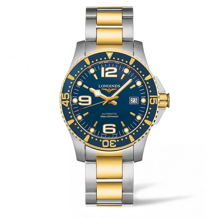 Longines Heritage Automatic 41mm Men’s Watch with Blue Material Dial, Stainless Steel Case, 300m Water Resistant / L37423967
