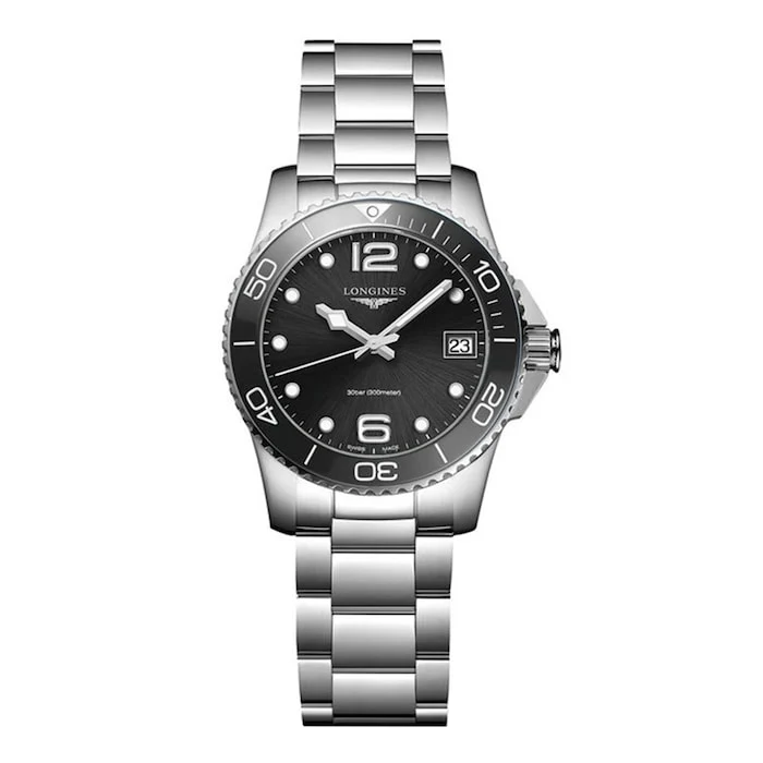 Longines Hydroconquest 32mm Ladies Watch Black Luxury Watch Swiss Made High Precision Movement  L33704566