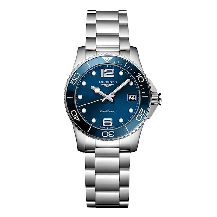 Longines Hydroconquest 32mm Ladies Watch Blue Luxury Watch Swiss Made High Precision Movement  L33704966