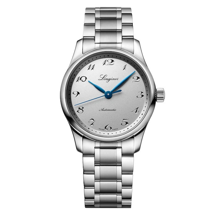 Longines Master Collection 34mm Ladies Watch Silver Luxury Watch Swiss Made High Precision Movement  L23574736