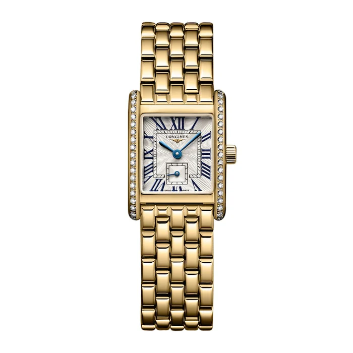 Longines Mini Dolcevita 21.5mm X 29mm Ladies Watch Silver Luxury Watch Swiss Made High Precision Movement L52007716