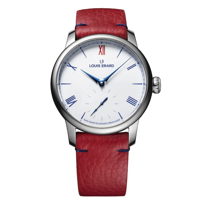Louis Erard Automatic 39mm Men’s Watch with White Material Dial, Stainless Steel Case, 50m Water Resistant / 34238AA54.BVA95