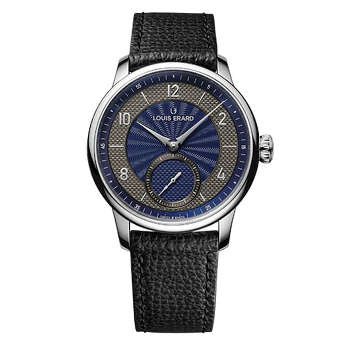 Louis Erard Excellence Petite Seconde Guilloché 39mm Unisex Watch Blue Luxury Watch 34248AA21.BVA150