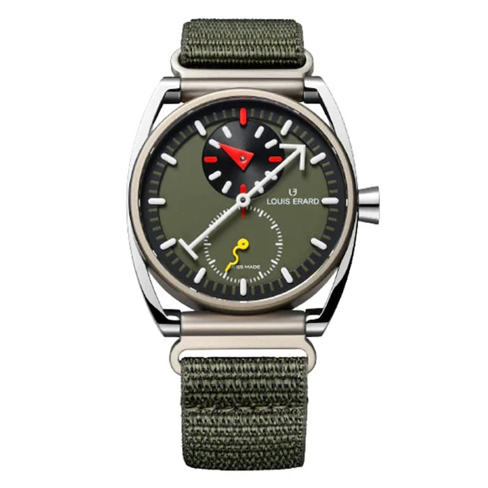 Louis Erard Le Régulateur x Alain Silberstein Limited Edition 40mm Unisex Watch Green 85358TT06.BTT89