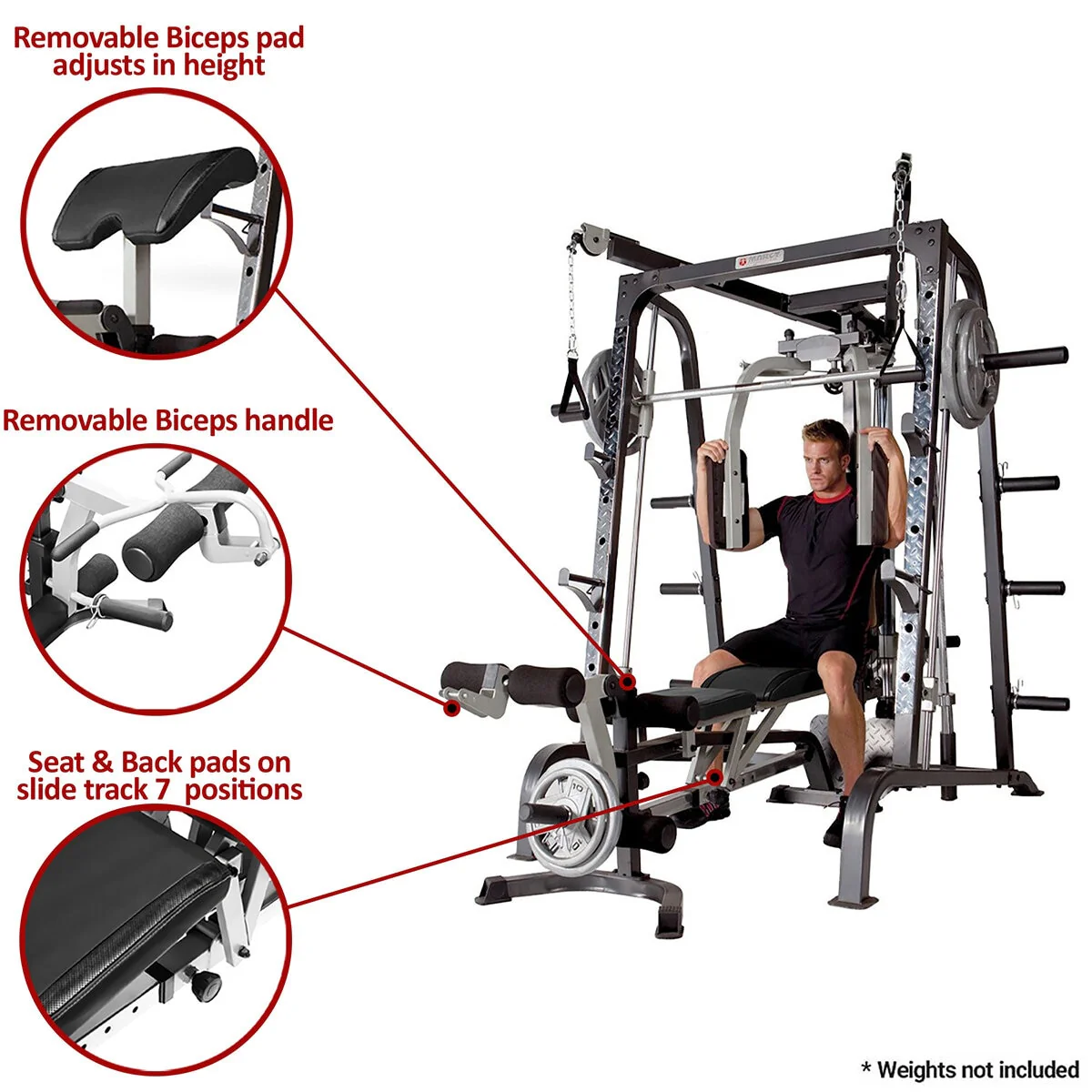 Marcy MD-9010G Deluxe Smith Machine - Image 3