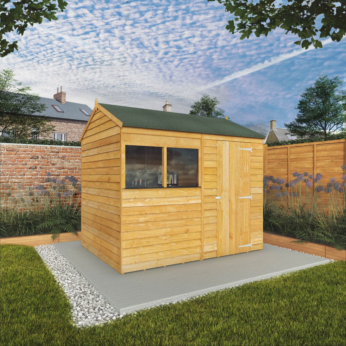 Mercia Overlap Reverse Apex Value Shed - 8 x 6ft - Image 11
