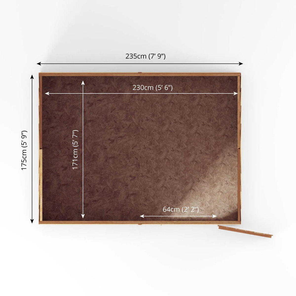Mercia Overlap Reverse Apex Value Shed - 8 x 6ft - Image 12