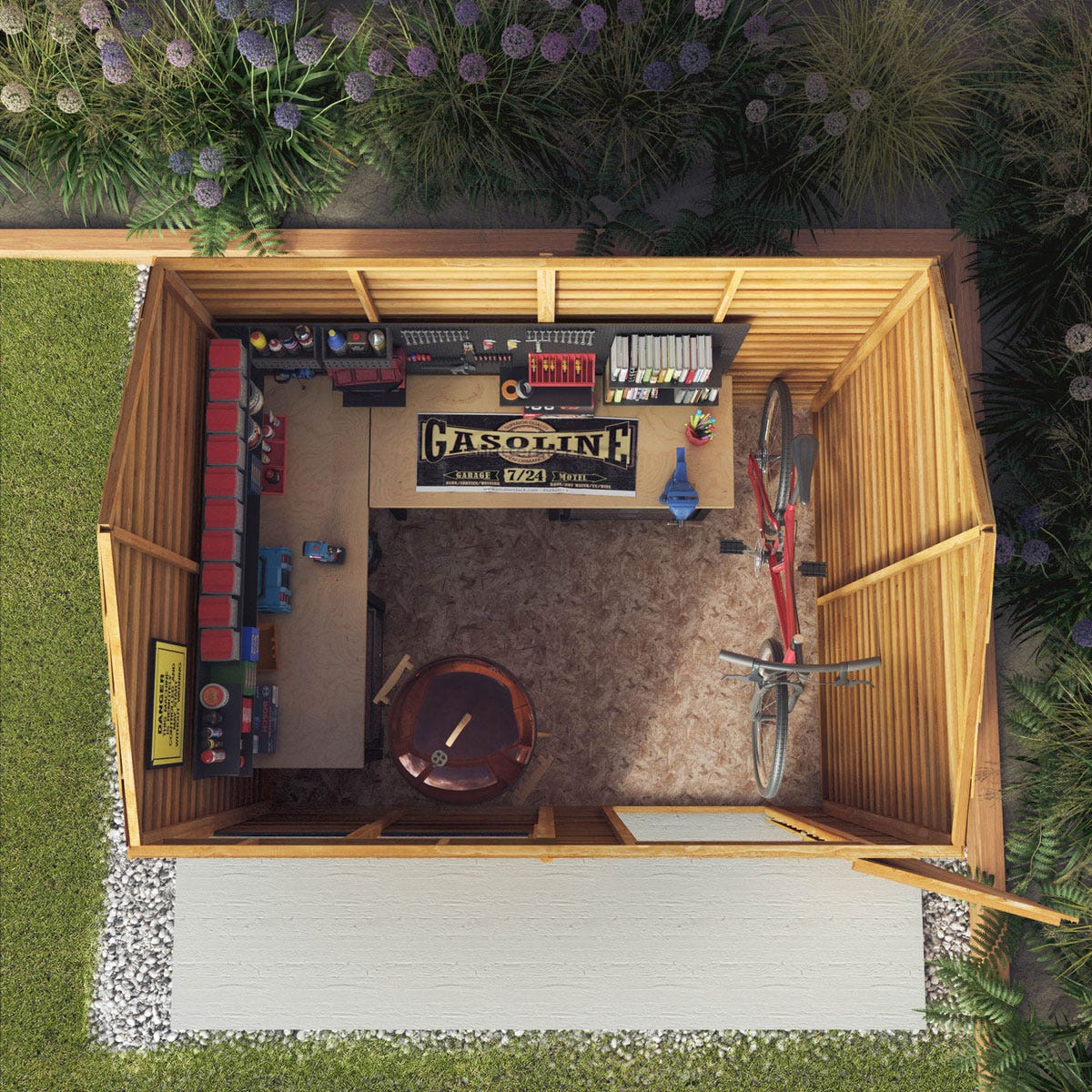 Mercia Overlap Reverse Apex Value Shed - 8 x 6ft - Image 2
