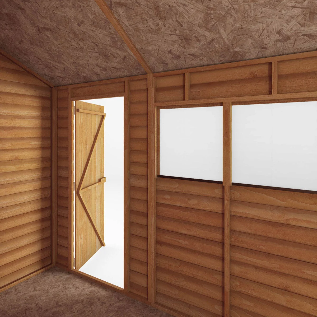 Mercia Overlap Reverse Apex Value Shed - 8 x 6ft - Image 7