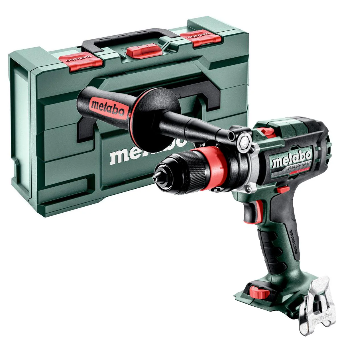 Metabo BS 18 LTX-3 BL Q I 18V Brushless 3 Speed Drill/Driver Body Only with Metabox 603184840