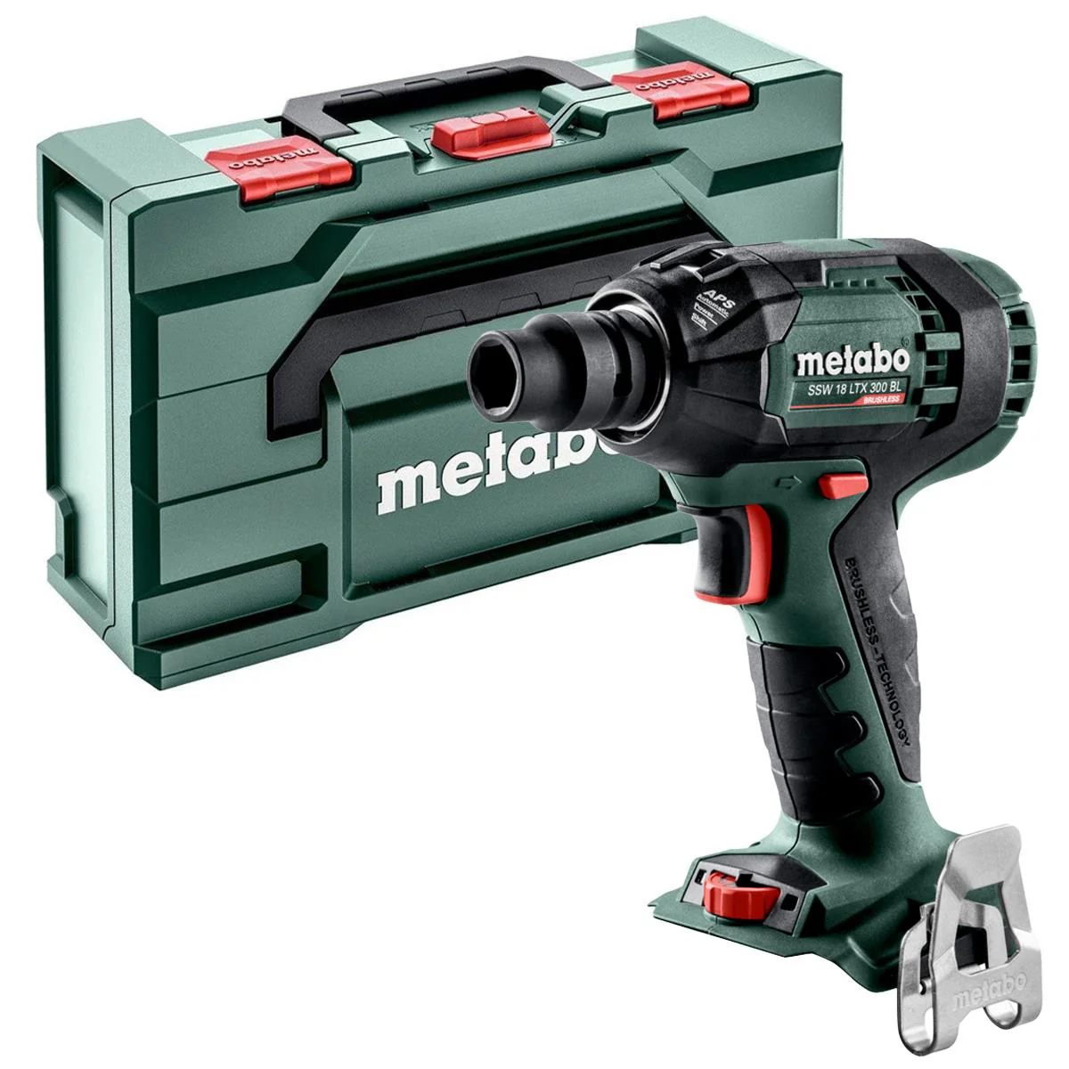 Metabo SSW 18 LTX 300 BL 18V Brushless 1/2" Impact Wrench Body Only with Metabox 602395840