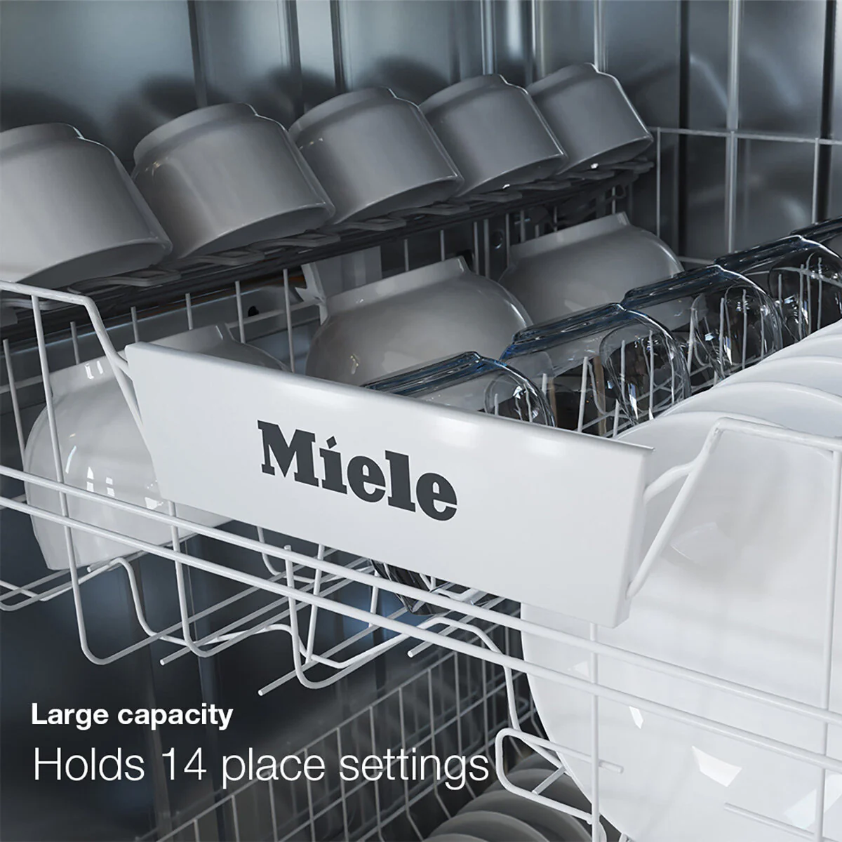 Miele G5110 SC 14 Place Setting Dishwasher, D Rated in White - Image 4