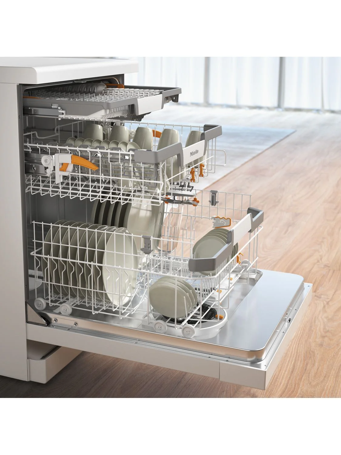 Miele G7600 SC Freestanding Dishwasher, White - Image 6