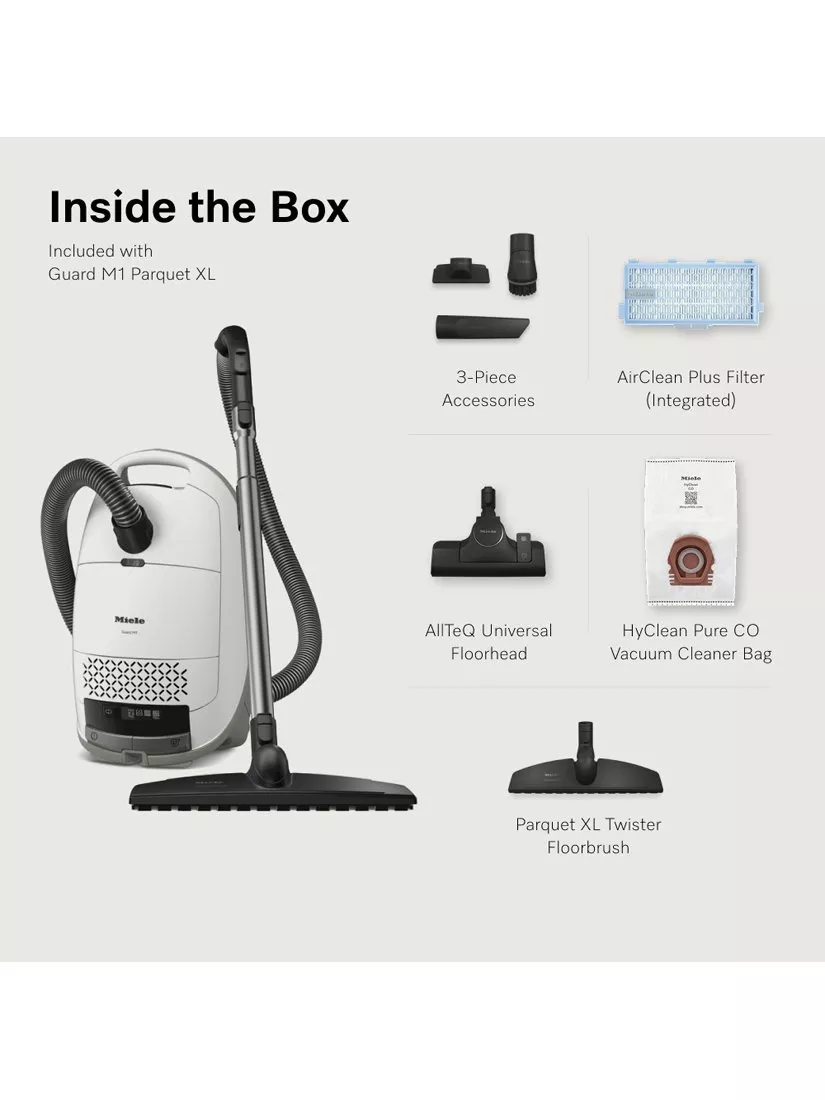Miele Guard M1 PQ XL Vacuum Cleaner, Brilliant White - Image 4