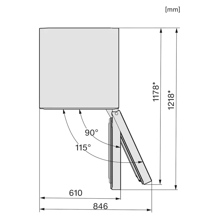 Miele KS4383ED Freestanding Tall Fridge, E Rated in White - Image 8