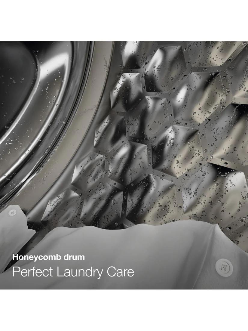 Miele WED025 WCS Freestanding Washing Machine, 8kg Load, 1400rpm Spin, White - Image 7