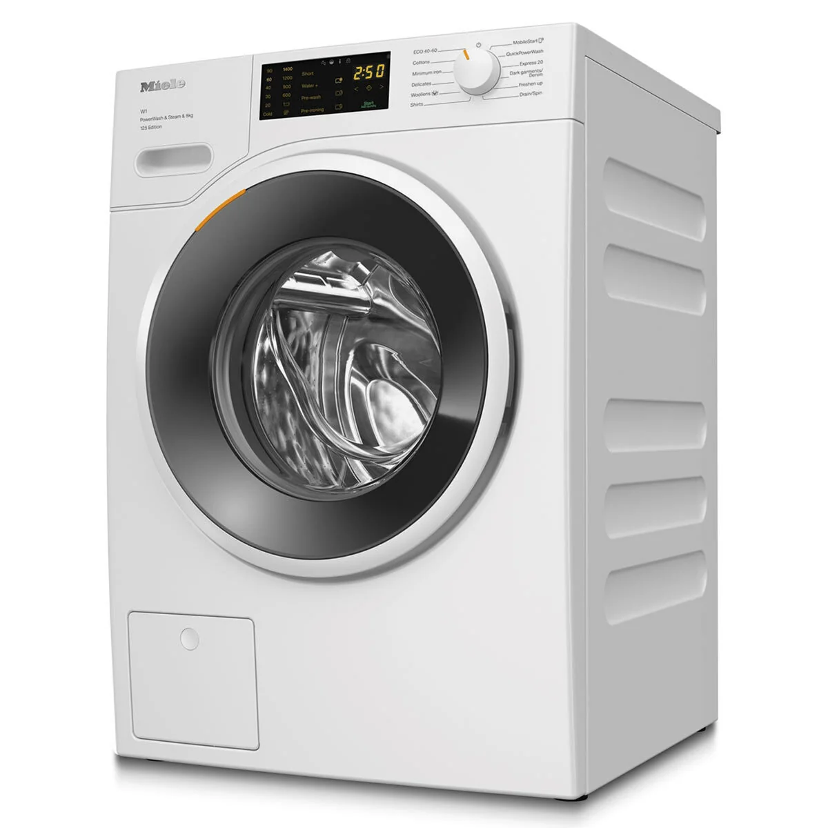 Miele WWB380 WCS 125, 8kg Washing Machine, A Rated in White - Image 2