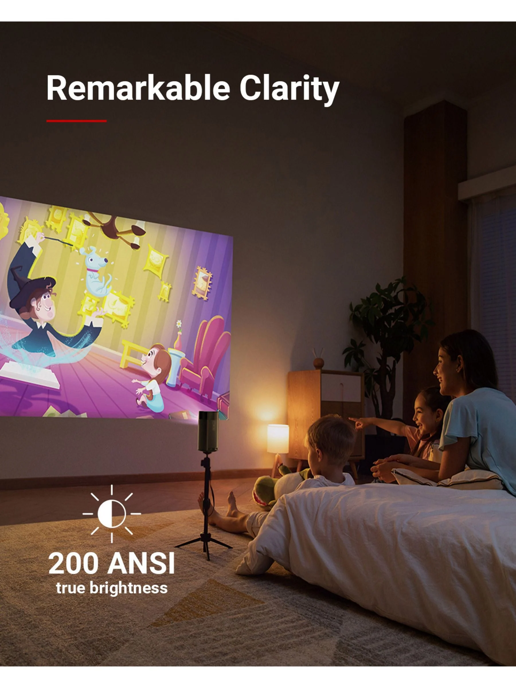 Nebula Apollo Smart Portable Projector, 200 Lumens - Image 2