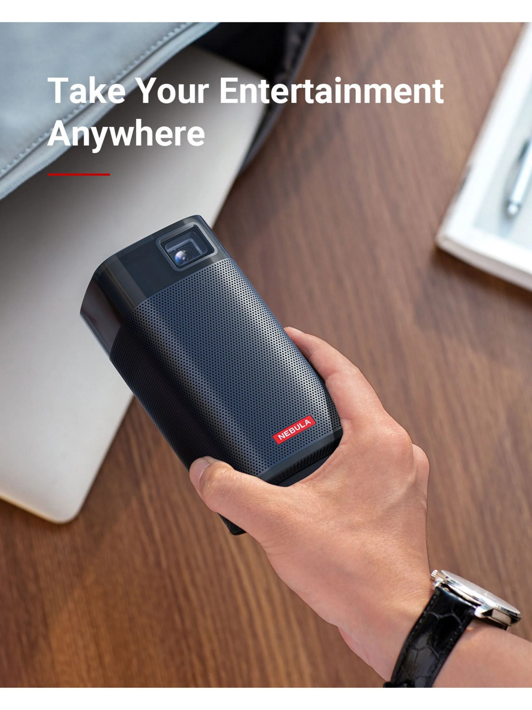 Nebula Apollo Smart Portable Projector, 200 Lumens - Image 3