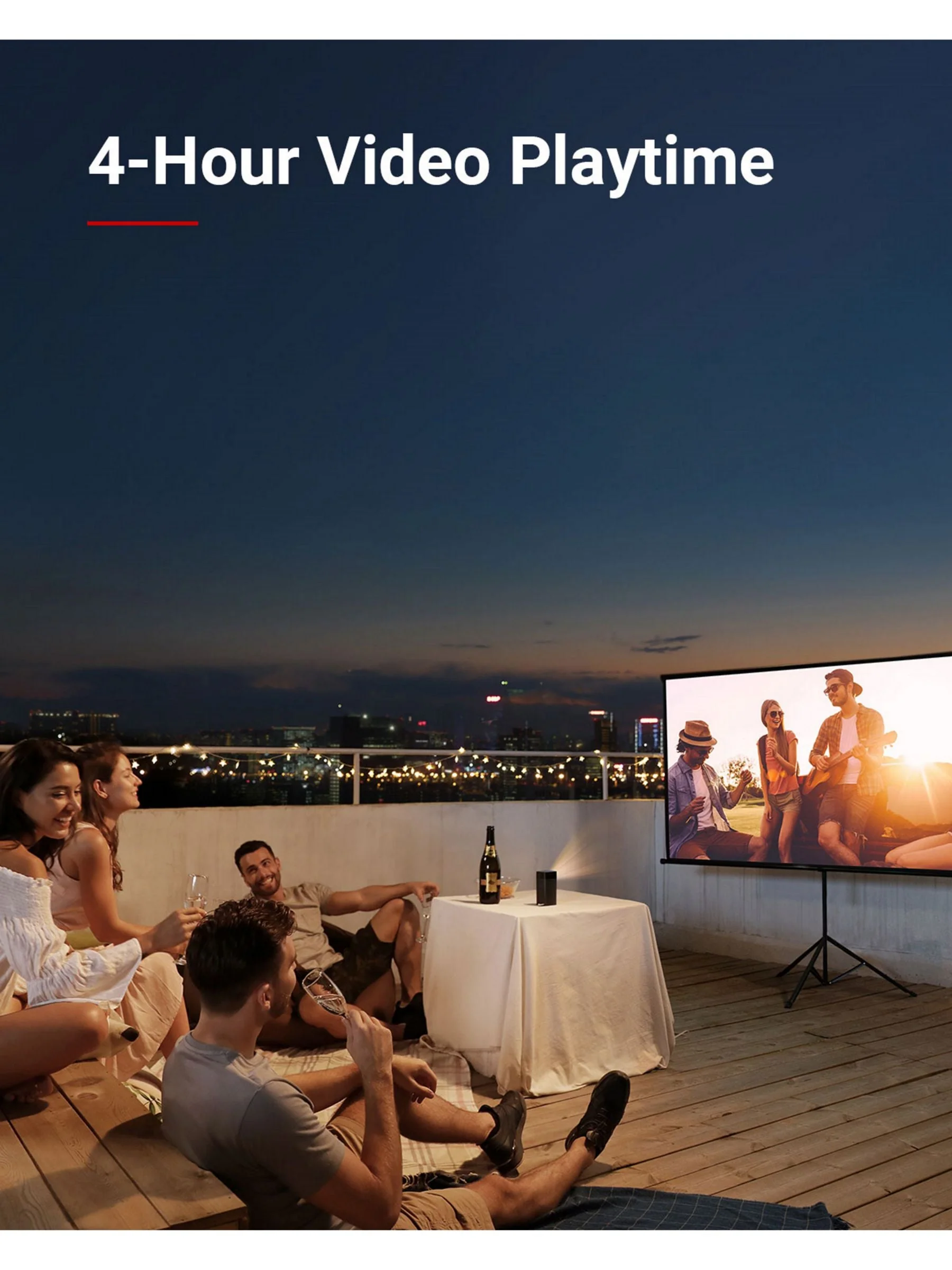 Nebula Apollo Smart Portable Projector, 200 Lumens - Image 6