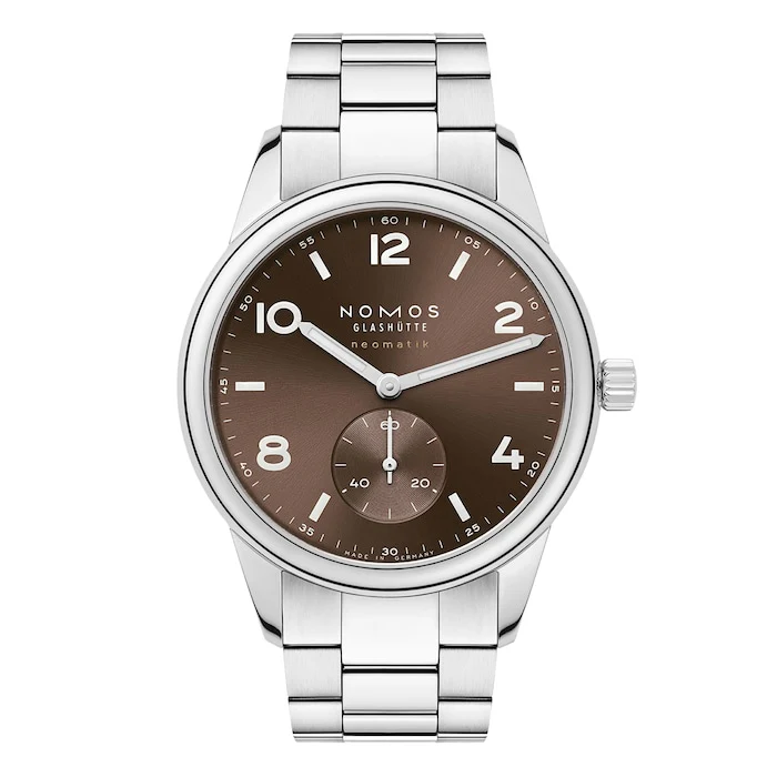 NOMOS Glashutte Club Sport Neomatik 39 Tabac Unisex Watch Luxury Watch Swiss Made High Precision Movement 760