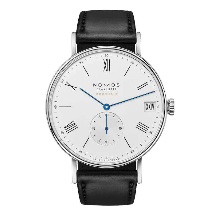 NOMOS Glashutte Heritage Automatic 41mm Men’s Watch with White Material Dial, Stainless Steel Case, 500m Water Resistant / 262
