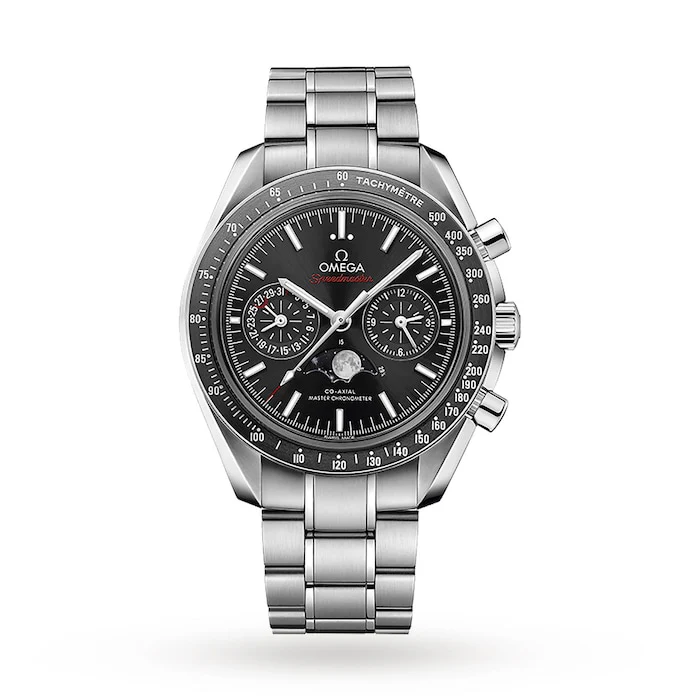 Omega Automatic 25mm Men’s Watch with Black Material Dial, Stainless Steel Case & Bracelet, 100m Water Resistant / O30430445201001