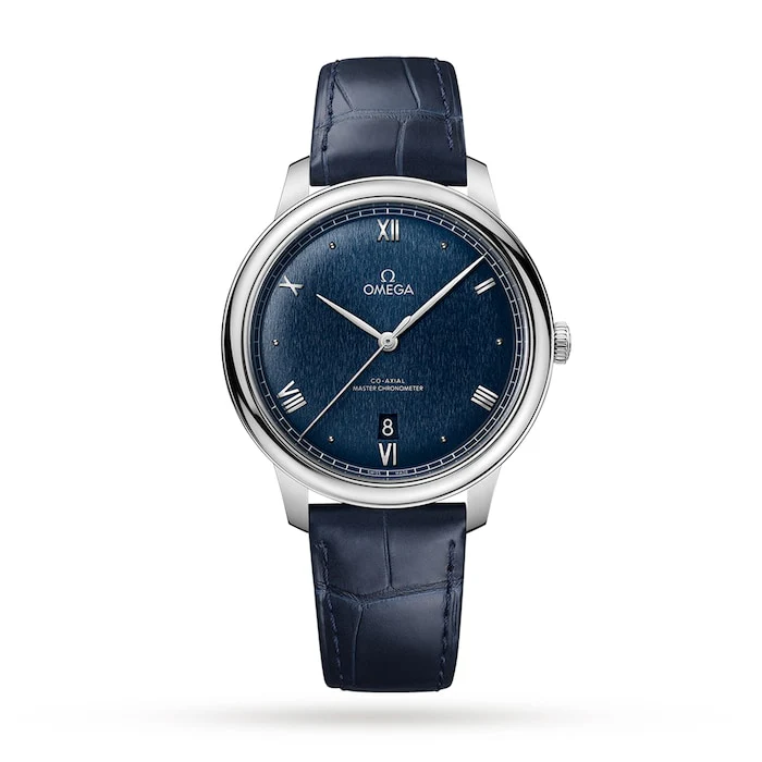 Omega Automatic 40mm Men’s Watch with Blue Material Dial, Stainless Steel Case, 30m Water Resistant / O43413402003001