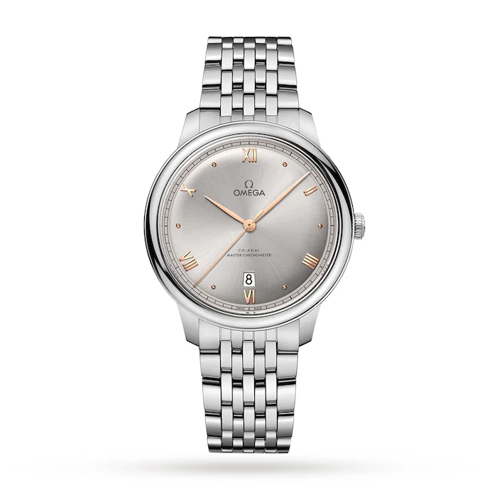 Omega Automatic 40mm Men’s Watch with Grey Material Dial, Stainless Steel Case & Bracelet, 30m Water Resistant / O43410402006001