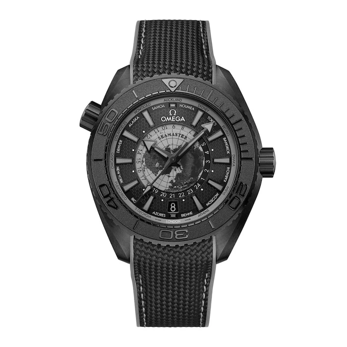 Omega Automatic 50mm Men’s Watch with Black Material Dial, Titanium Case, 600m Water Resistant / O21592462201007