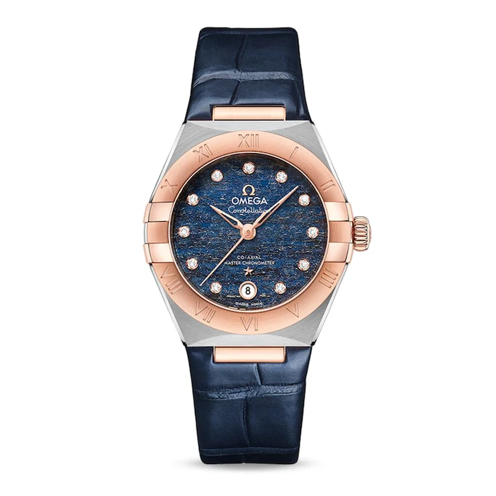 Omega Constellation Co-Axial Master Chronometer 29mm Ladies Watch Blue Luxury Watch  O13123292099003