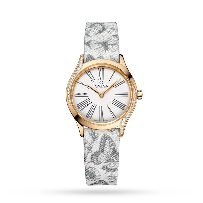 Omega De Ville Mini Trésor Quartz 26mm - Moonshine™ Gold Luxury Watch Luxury Watch O42857266004002