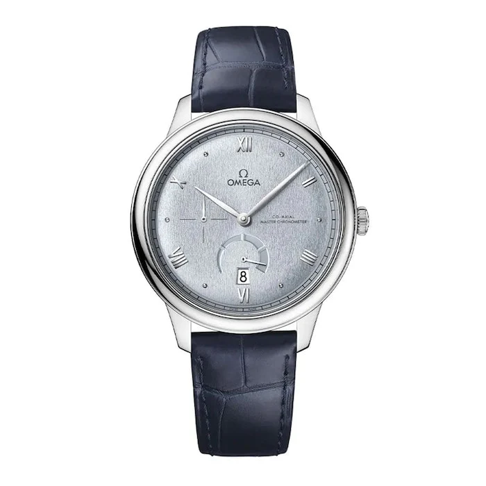 Omega Elegance Automatic 41mm Men’s Watch with Blue Material Dial, Stainless Steel Case, 30m Water Resistant / O43413412103001